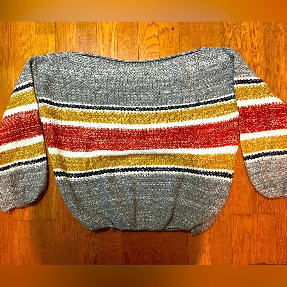 off the shoulder sweater